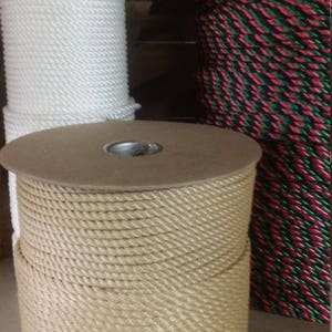 3/16&quot; Twisted 3 Strand Polyester Rope