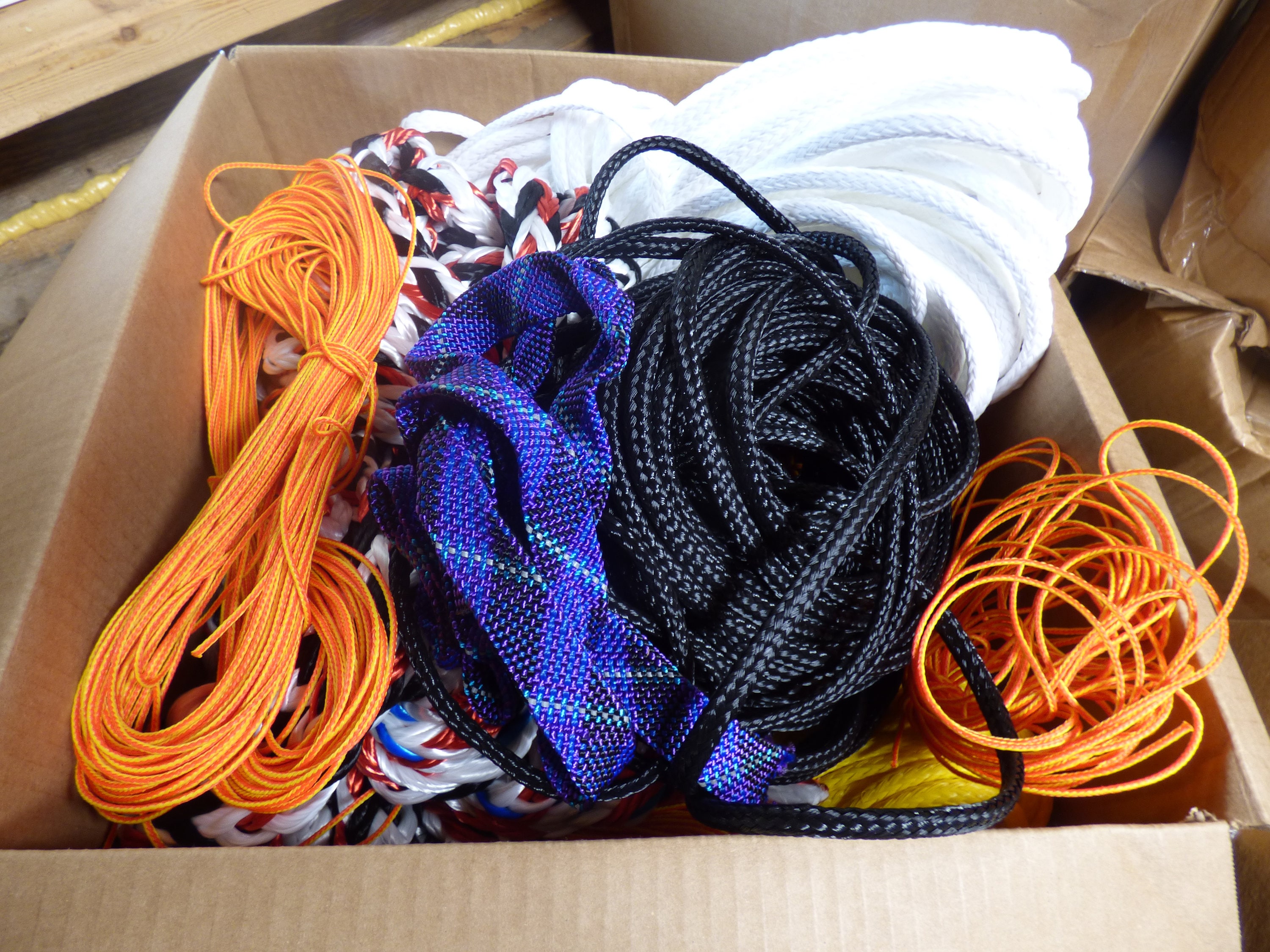 Rope Remnants. Bulk Boxes. Variety of 1st & 2nd Quality Mill Ends ...