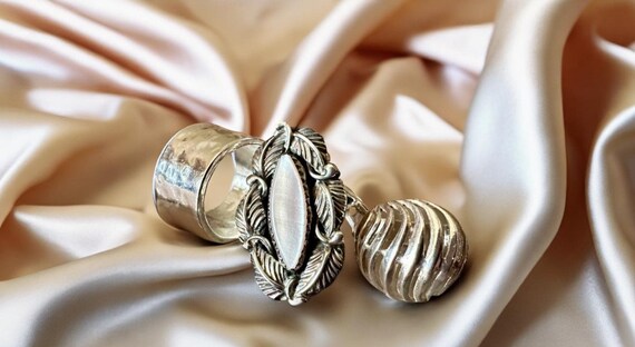 Vintage sterling silver ring - image 8