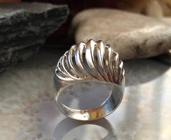 Vintage sterling silver ring - image 7