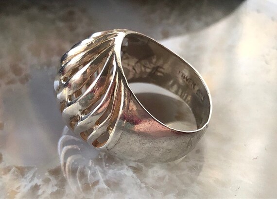 Vintage sterling silver ring - image 5