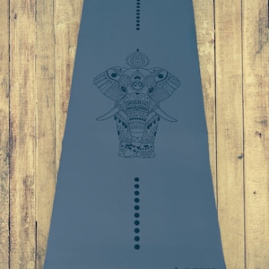 Esterilla PU Yoga Mat Grey 2 + cincha