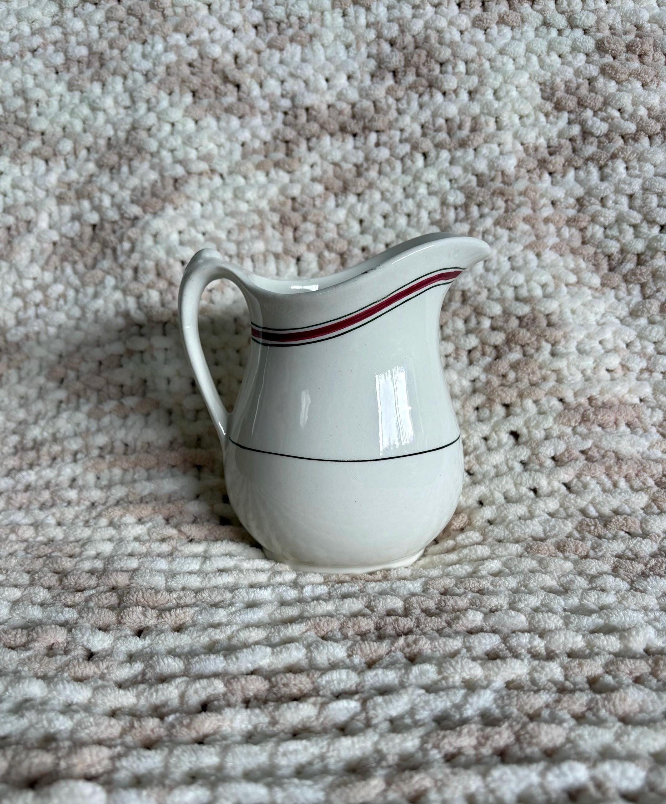 Staffordshire Striped Jug - Etsy
