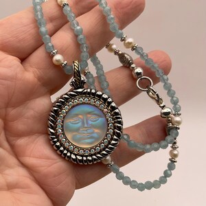 Kirks Folly Seaview Moon Necklaces - Etsy