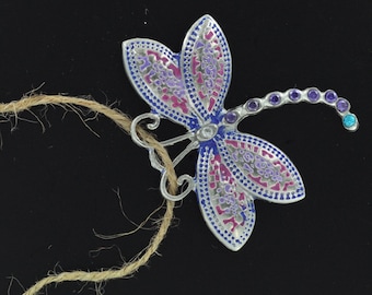 Jeweled Dragonfly Pendant