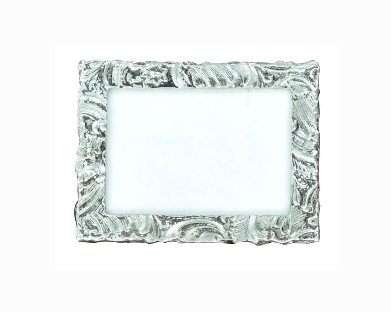 3 38 x 4 12 handmade 20th-century pewter frame replica