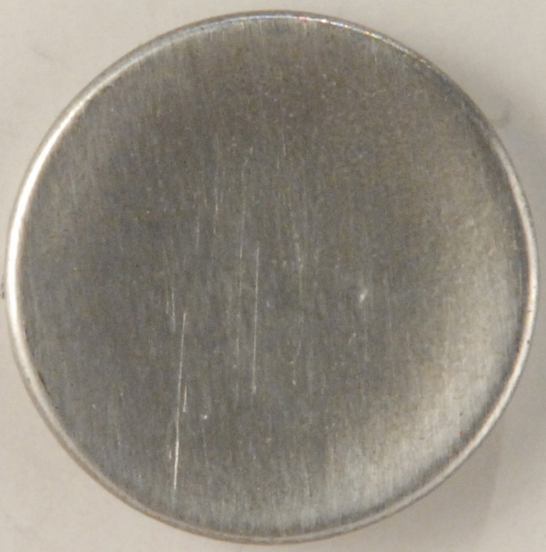 Concave Pewter Button 3/4, 105 Hand made in USA image 1