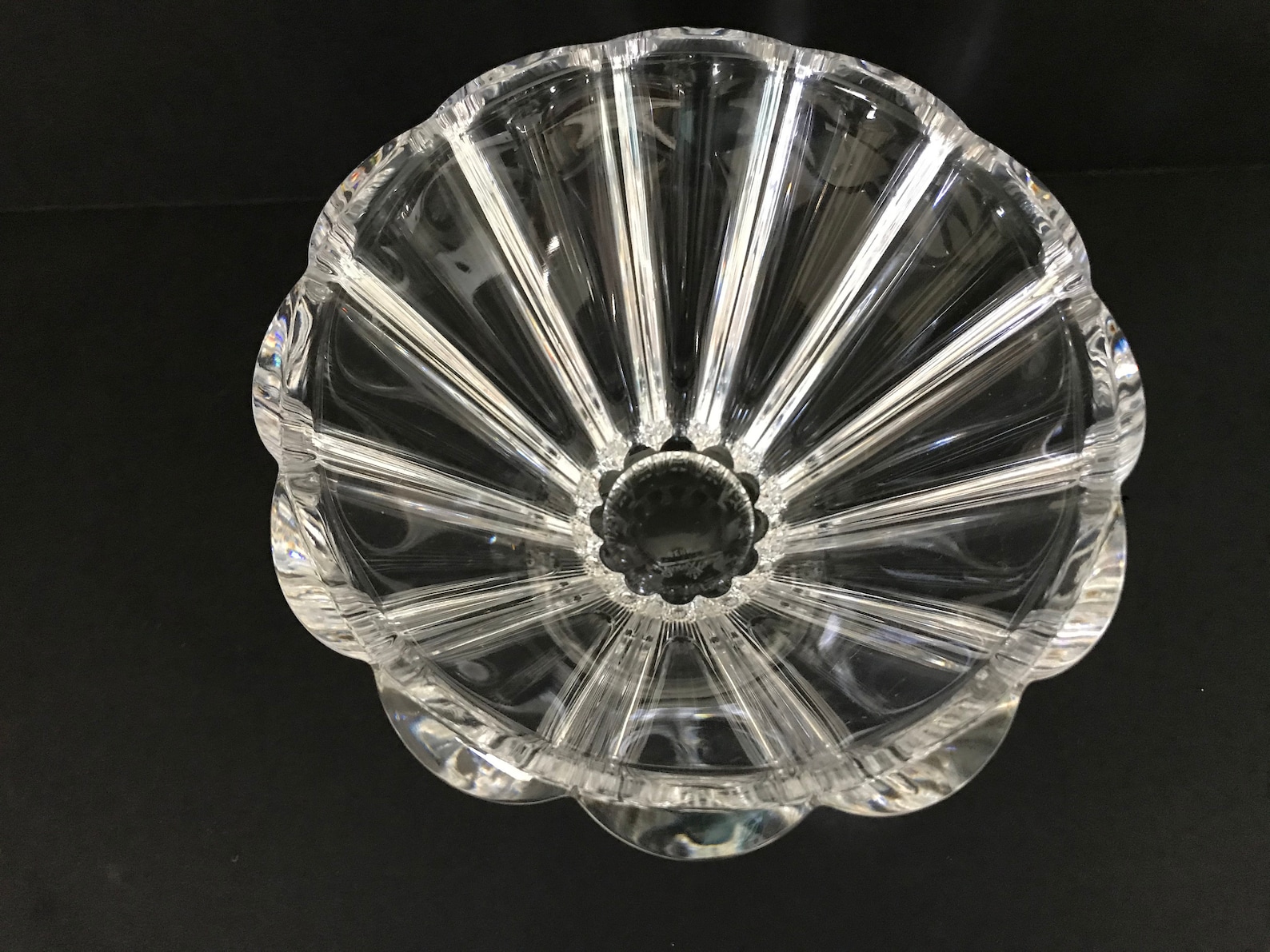 Rosenthal Germany Crystal Bowl Vase Lead Leaded Crystal Bowl Etsy