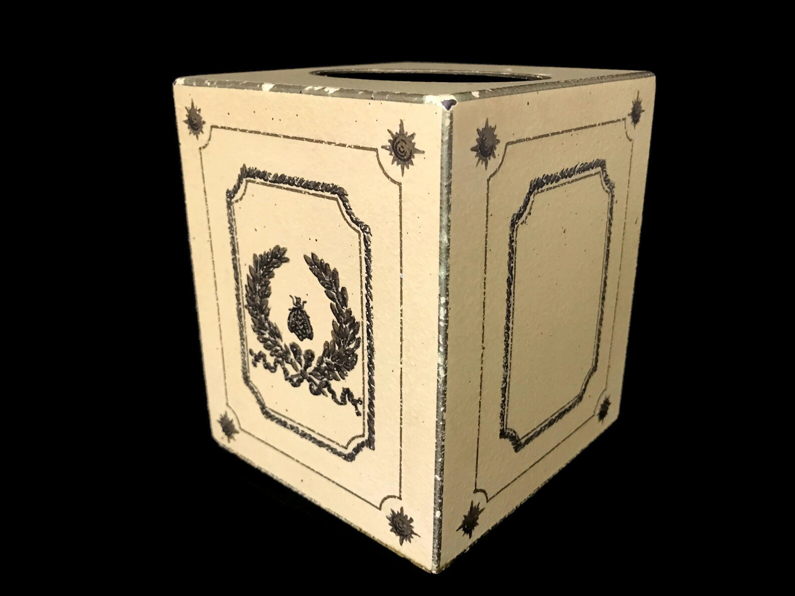 Cubierta de la caja de tejido de abeja napoleón arte & | Etsy