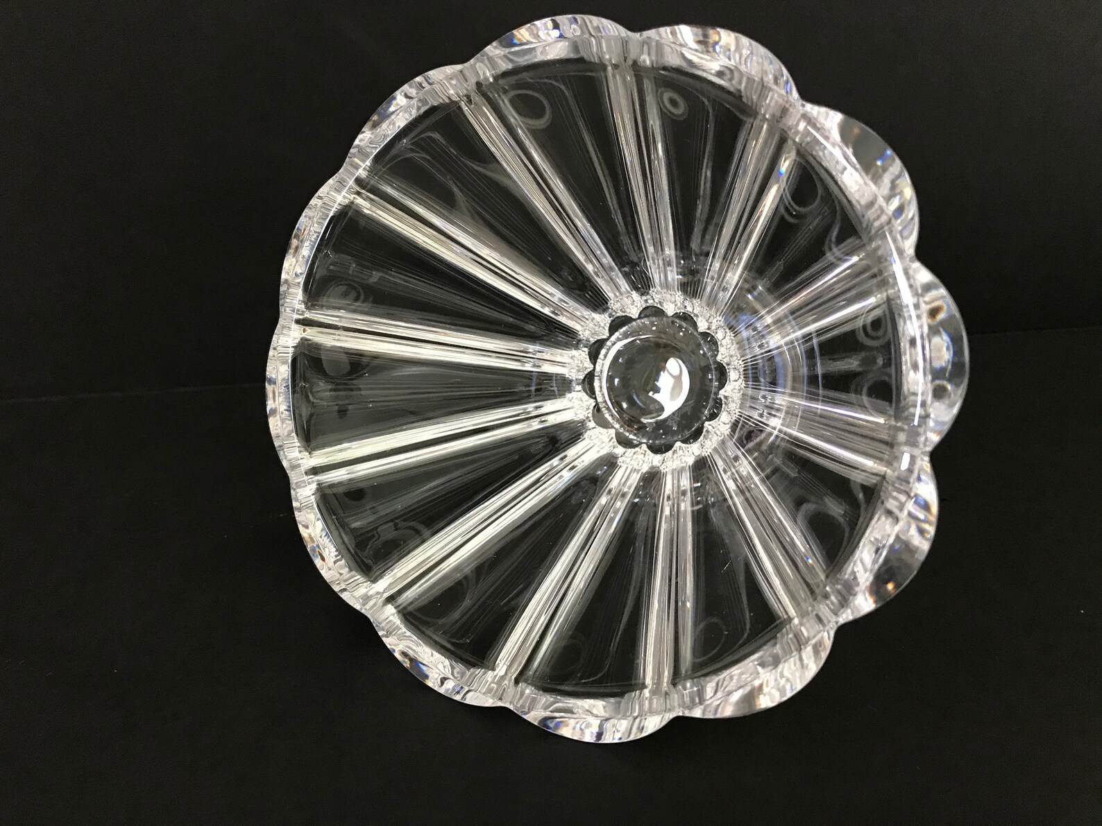 Rosenthal Germany Crystal Bowl Vase Lead Leaded Crystal Bowl Etsy