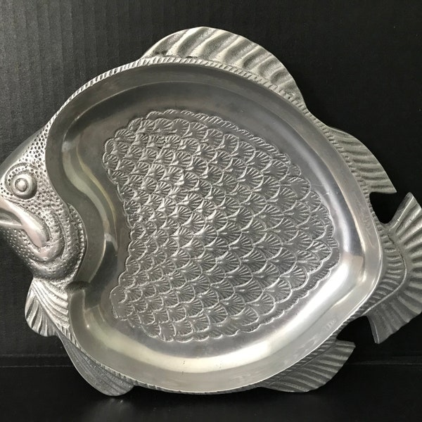 Fish Shaped Plate Etsy