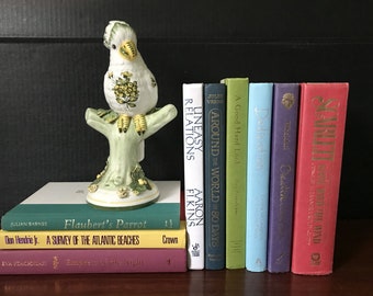 Bundle Decorative Rainbow Hardback Books, Collection Set Lot Bright Colorful Library Decor Bookshelf
