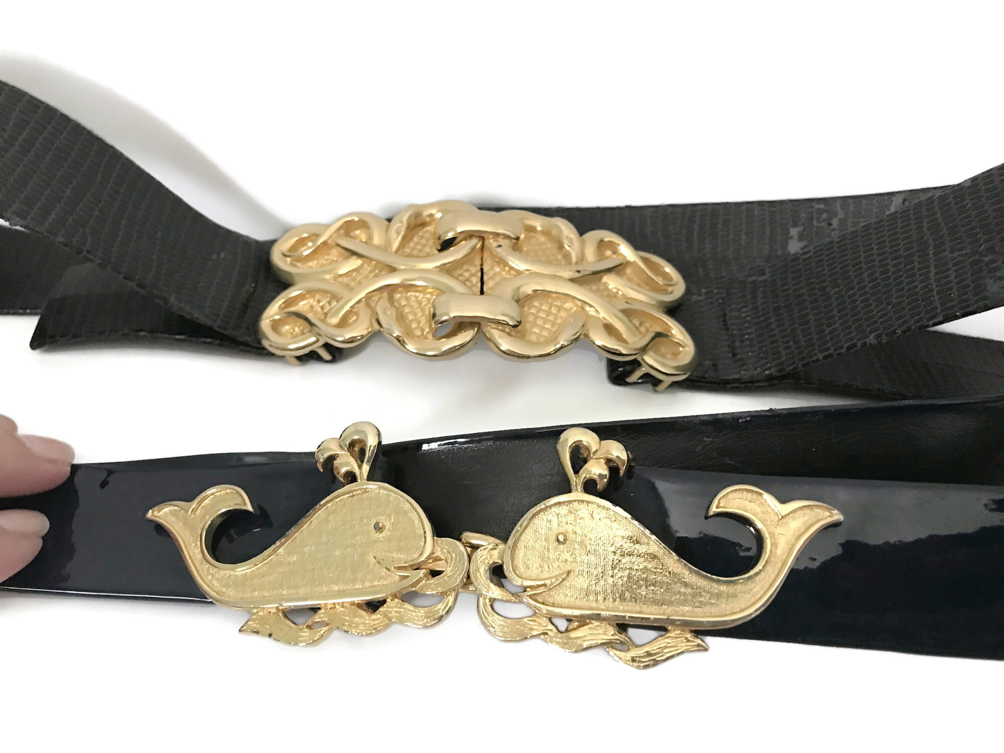 Accessoires Riemen & bretels Riemgespen Accessocraft Silver Tone Belt Gesp Snake Chain Riem 