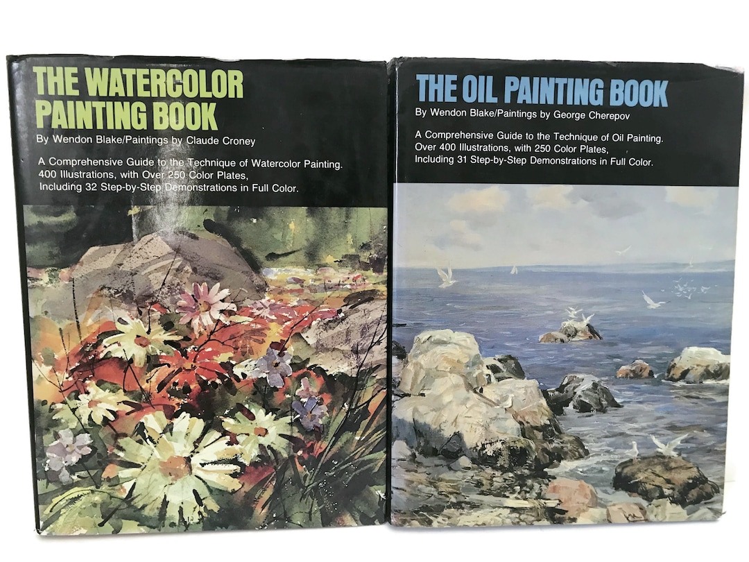 The Watercolor Painting Instructional Book, the Oil Painting Book, Wendon Blake, Claude Croney