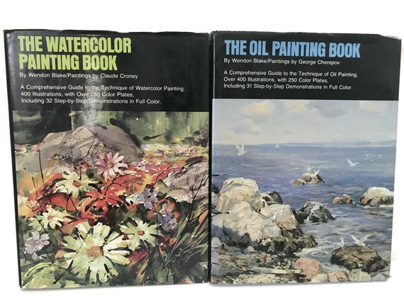 The Watercolor Painting Instructional Book, the Oil Painting Book, Wendon  Blake, Claude Croney, Gift Idea -  Norway