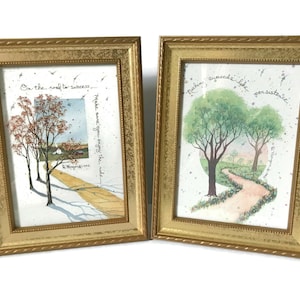 ルースバデリアン オリジナル 額入り花の水彩画1970 年代の花の ルースバデリアン オリジナル 額入り花の水彩画1970 年代の花の