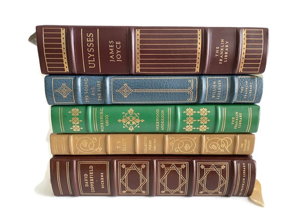 フランクリン・ライブラリー・ブックス 1976年、ヴィンテージの金箔