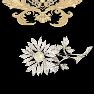 Christian Dior Flower Brooch - Etsy