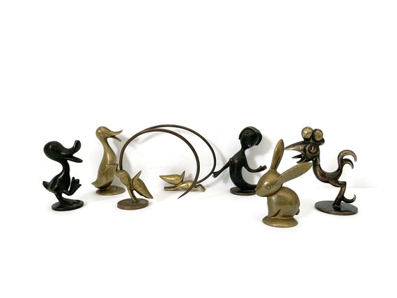 KARL HAGENAUER Miniature Small Sculpture, Mermaid on Marked Base