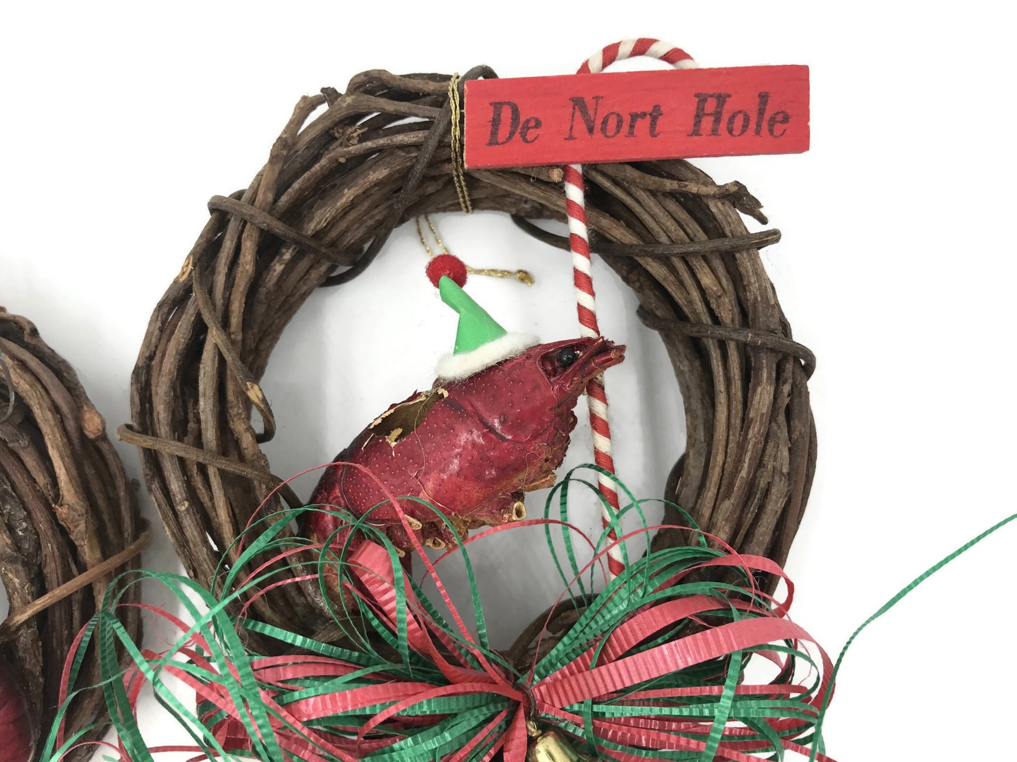 Cajun Christmas Ornaments Set of 4 Vintage Crawfish - Etsy