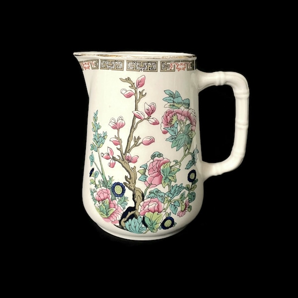 Indian Tree 5" Pitcher Creamer, Sampson Bridgwood Made in England, Lifelong Ironstone, Anchor China SB & S