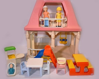 Vintage 1989 Classic Little Tikes Dollhouse! - Etsy