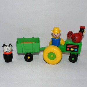 Vintage Fisher Price Little People Farm Set #2448 Complete!!!
