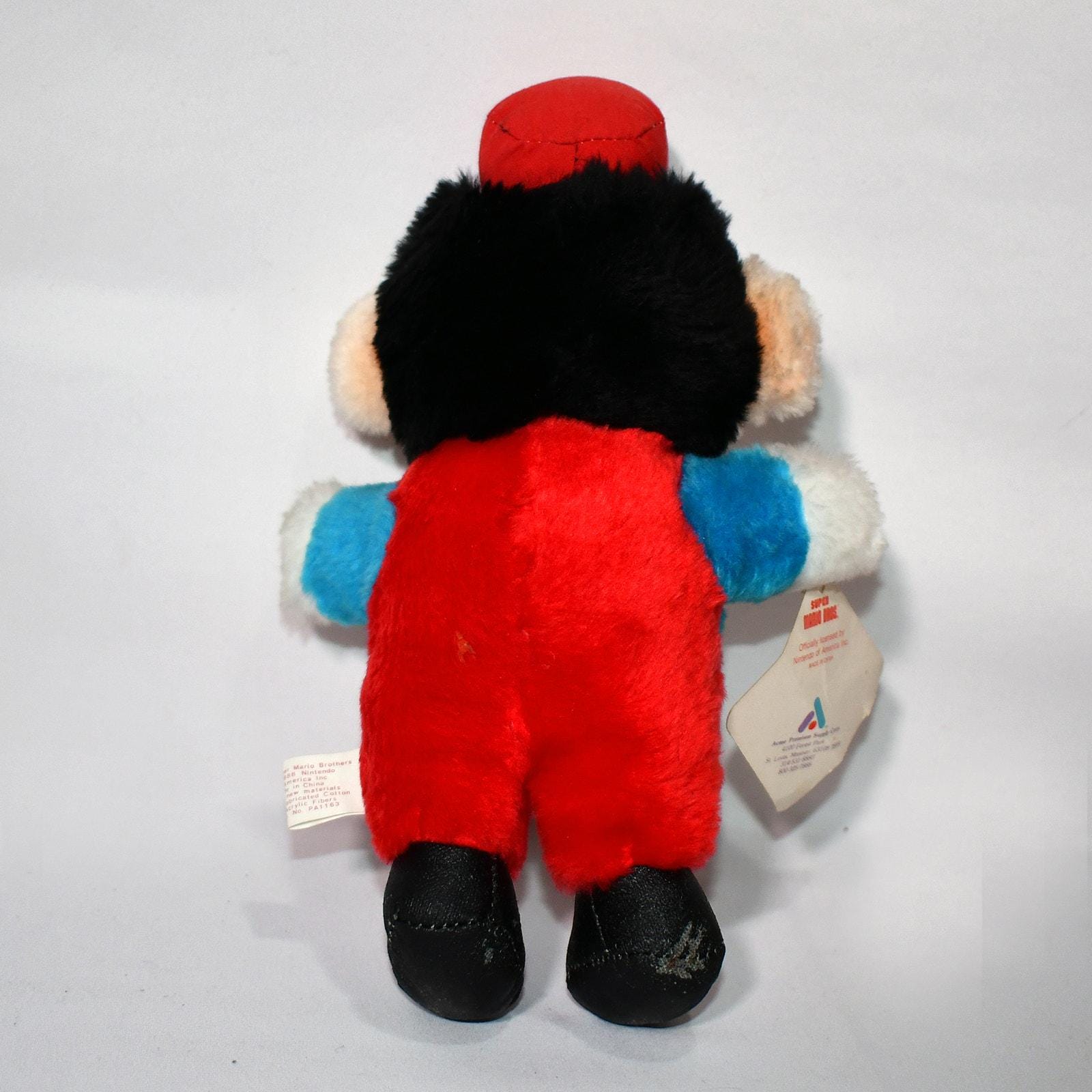Vintage Super Mario Bros Mario Plush Acme Nintendo 1988 W