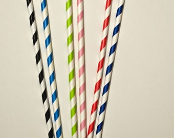 Straw Decoration, Paper Straws, Straw Centerpiece Set of 24 pieces