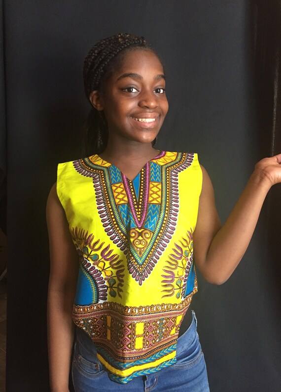 Dashiki crop tops hotsell