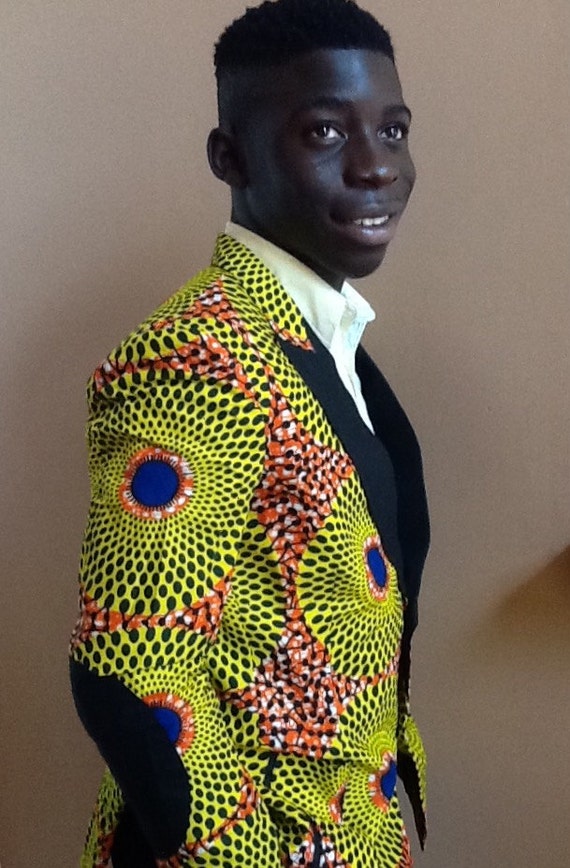 Ankara Blazer for Men's African Print 