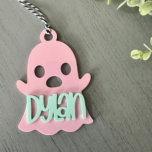 Boo Basket Halloween Tag, Personalized Halloween Basket Tag, Custom Halloween Tag, Goodie Bag, Name Tag