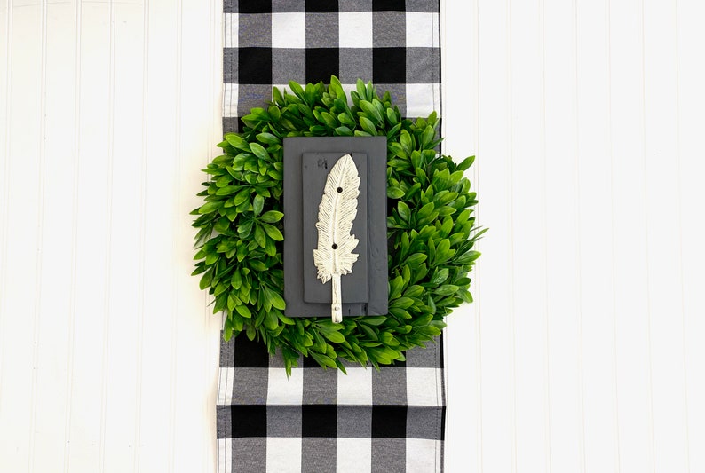 Rustic Feather Hook Entryway Hook Bathroom Hook Bedroom Hook