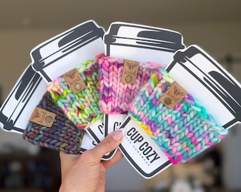 Funda para taza BEE KIND / Funda para café / Funda para taza / Funda para taza