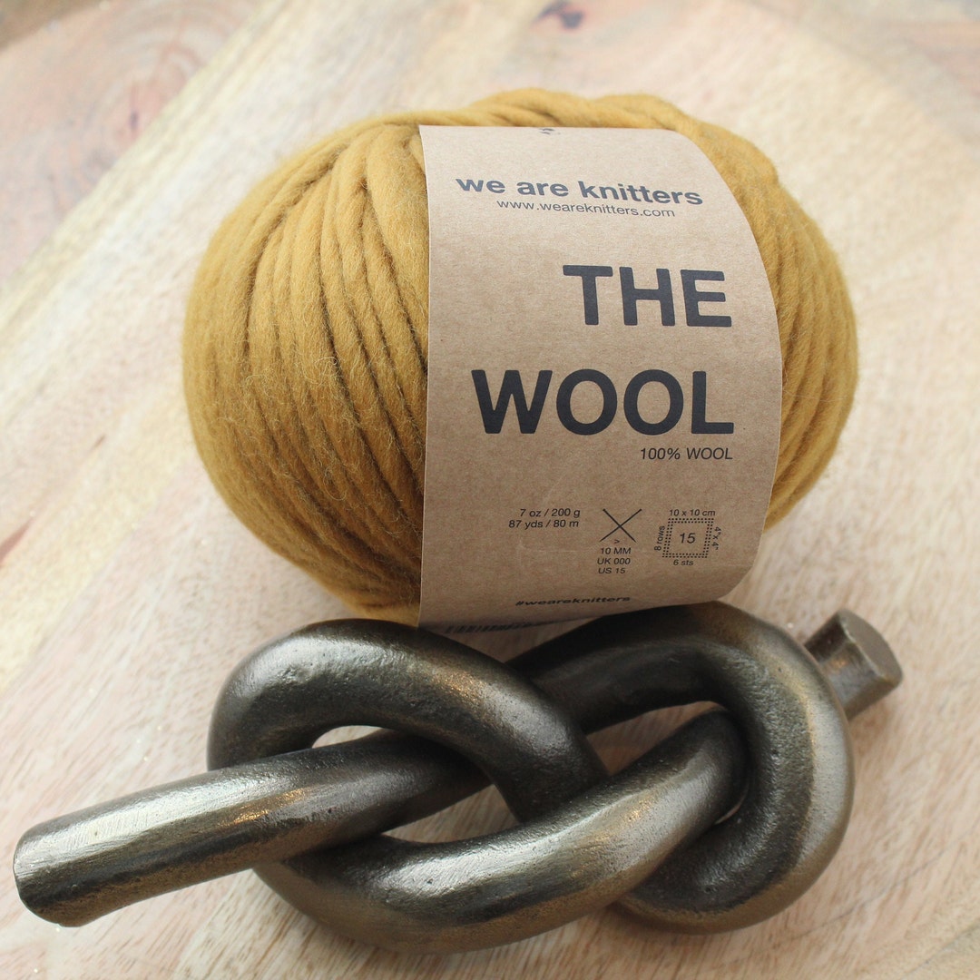 We Are Knitters Wool, Ochre Wool, Yarn, Wool, Peruvian Wool, Knitting