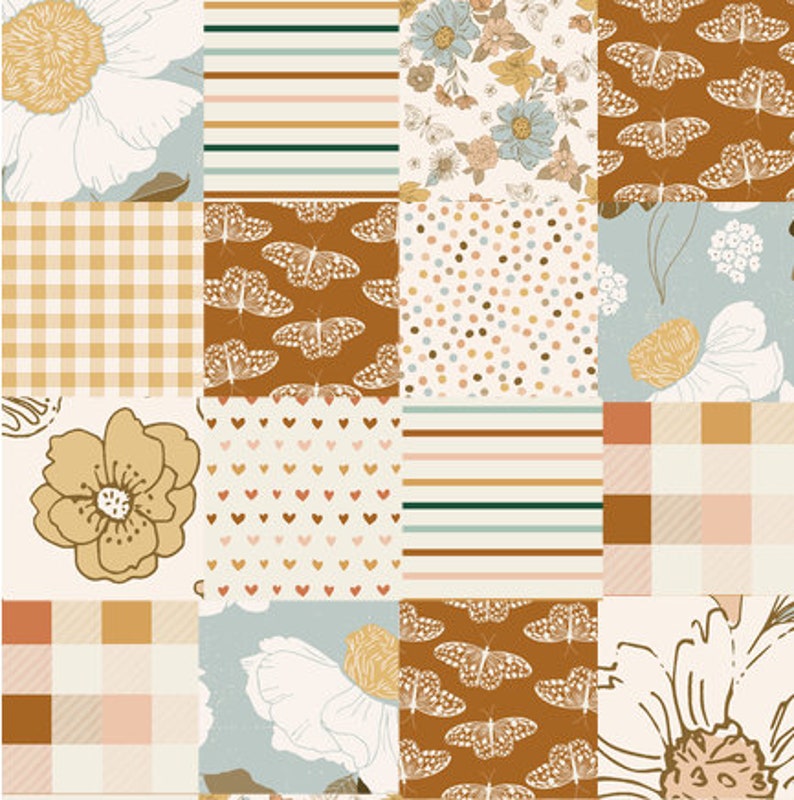 Neutral Baby Quilt Earthy Tone Crib Quilt Nursery Bedding Etsy UK