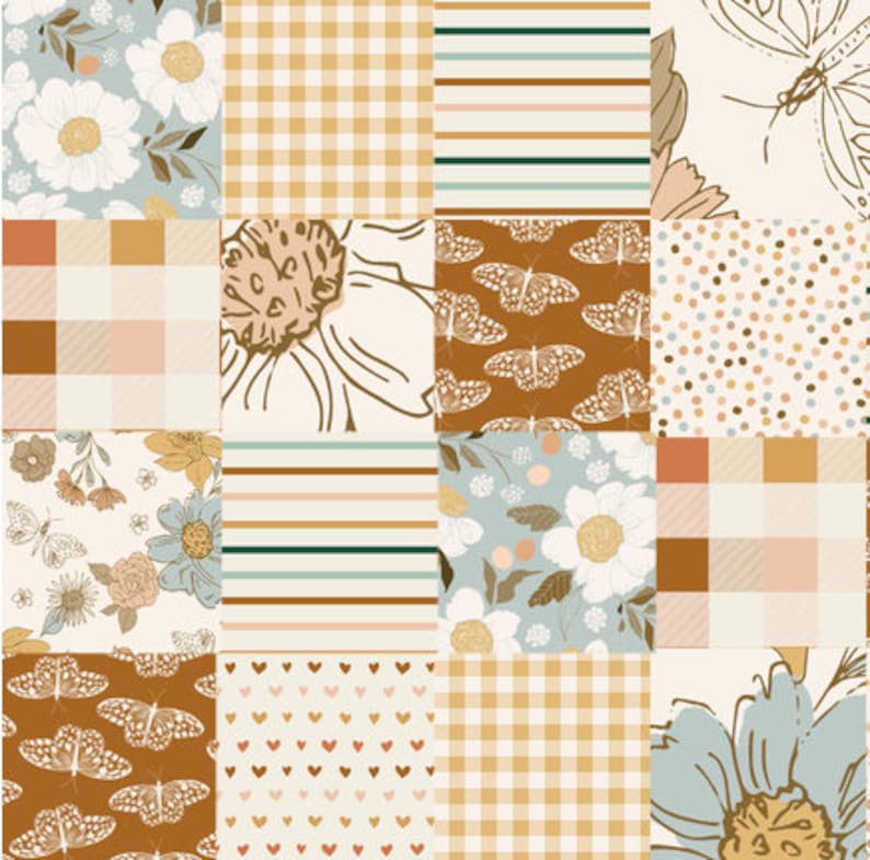 Neutral Baby Quilt Earthy Tone Crib Quilt Nursery Bedding Etsy