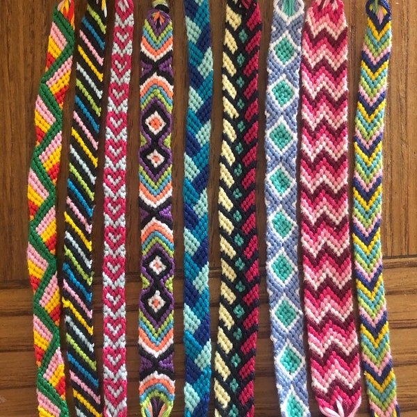 Custom Friendship Bracelets Etsy