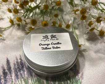 Travel Orange Vanilla Tallow Balm