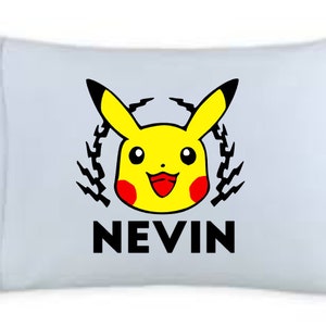 Personalized Pikachu Pillow Case