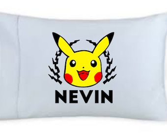 Personalized Pikachu Pillow Case