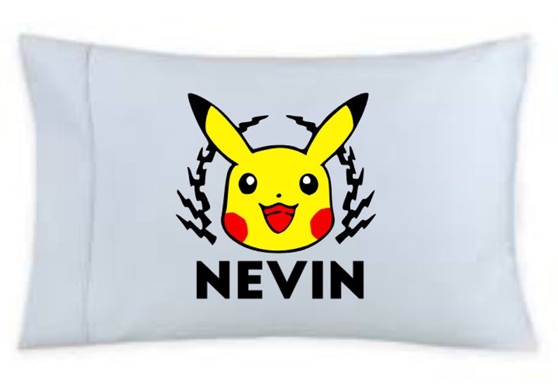 Personalized Pikachu Pillow Case