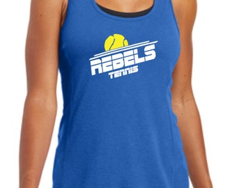 Custom TENNIS TEAM Shirts- High Quality Custom Team Shirts-Many other styles and color options. Contact seller for design and other options.