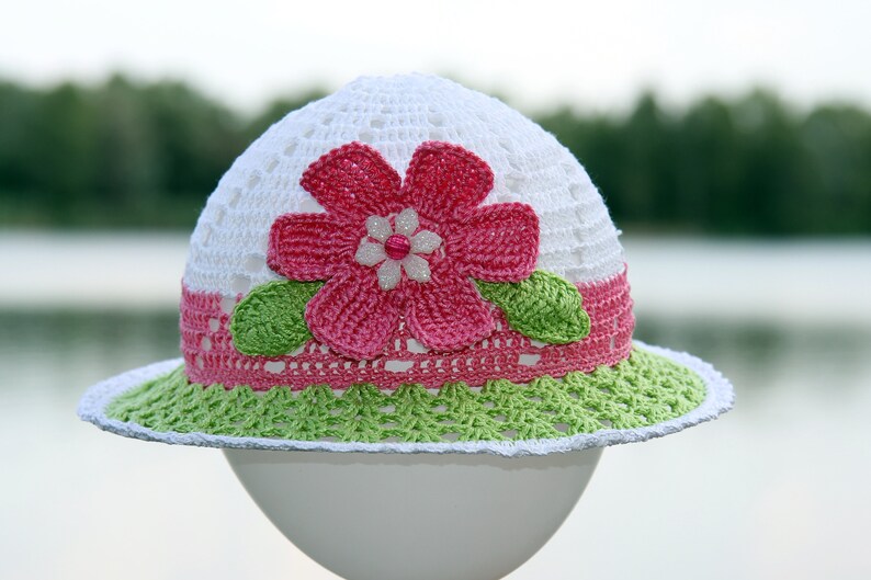 crochet toddler hat with brim