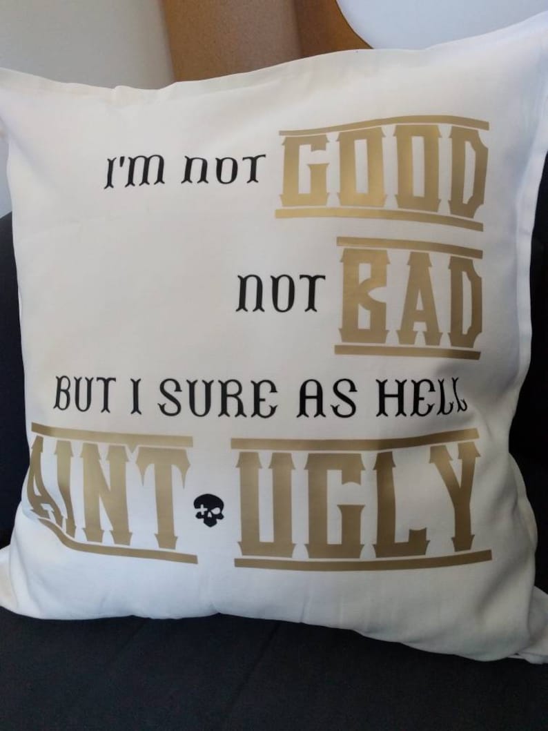 But I sure as hell ain't ugly Overwatch Overwatch pillow | Etsy