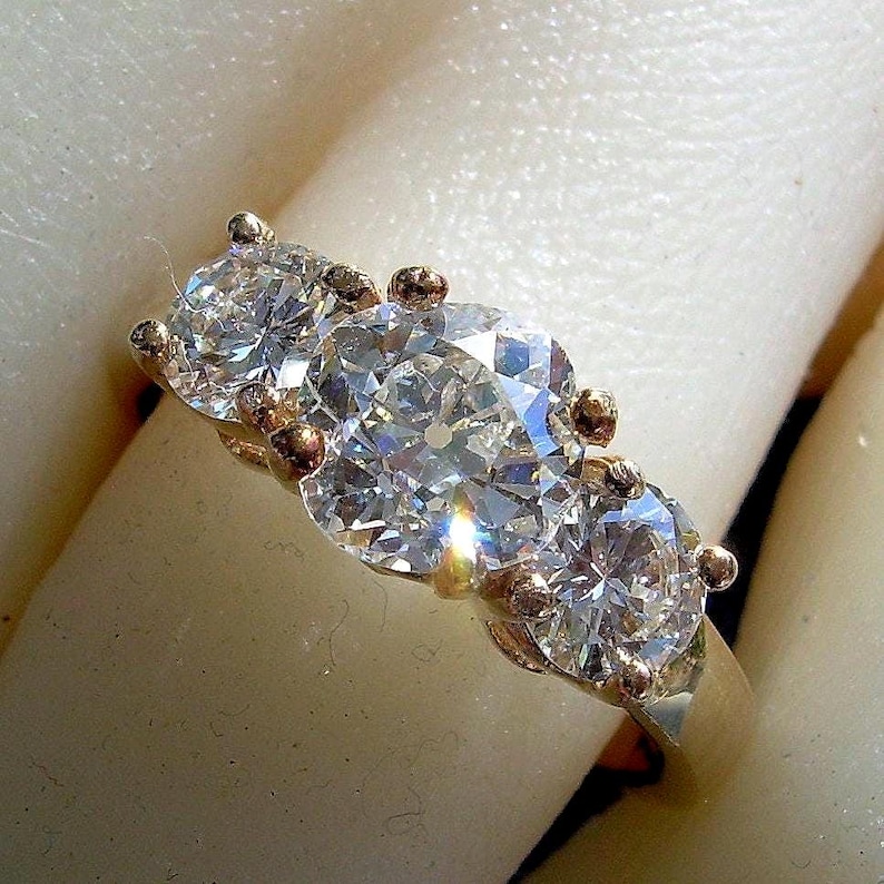 Earth mined Diamond Cushion cut Deco Engagement Statement Ring 14k. Natural Diamond Vintage 14k Solid Gold Hand Made Bridal Woman Marriage