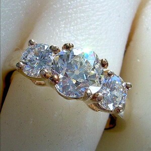 Earth mined Diamond Cushion cut Deco Engagement Statement Ring 14k. Natural Diamond Vintage 14k Solid Gold Hand Made Bridal Woman Marriage