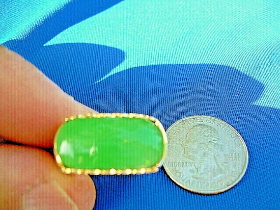 Genuine Earth mined Jade Antique Ring Unique Desi… - image 3