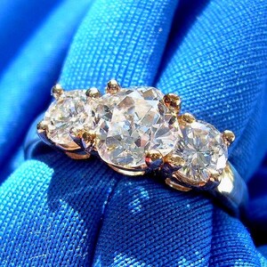 Earth mined Diamond Cushion cut Deco Engagement Statement Ring 14k. Natural Diamond Vintage 14k Solid Gold Hand Made Bridal Woman Marriage