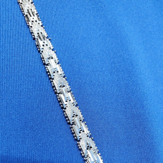 Woven Solid Sterling Silver 925 Braided Bracelet … - image 3